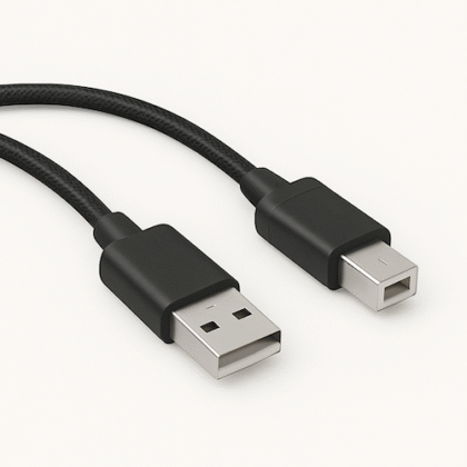 Leki USB 2.0 Cable – USB-A to USB-B Printer Cable (High-Speed, Durable Design)